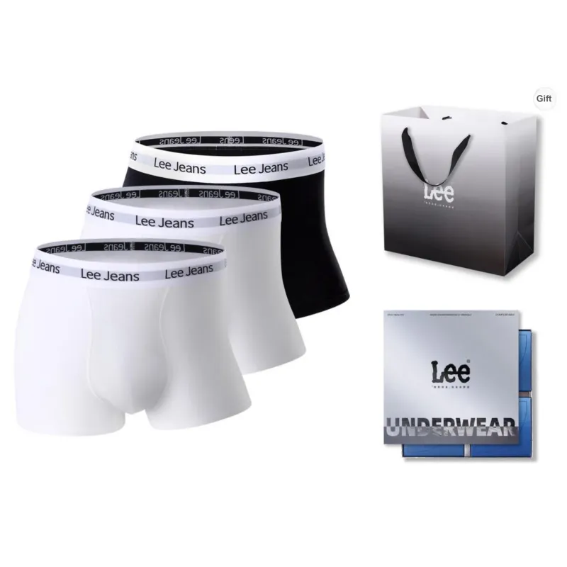 Lee Underpants Men's Combo Set Box+Shopping Bag-6