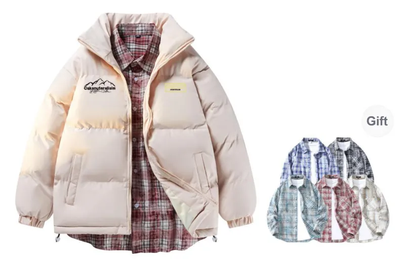 CSKS Puffer Jackets Unisex-49