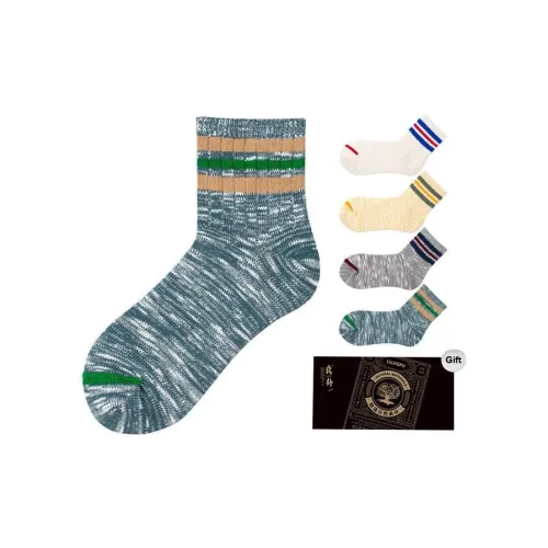 LIANGPU Низкие носки для мужчин упаковка из 4 пар