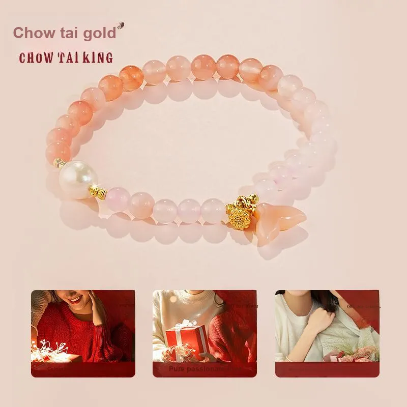 CHOW TAI KING Agate Bracelets Women's-3