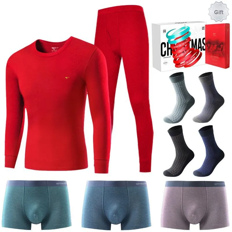 SEPTWOLVES Fall And Winter Thermal Set Men's-119