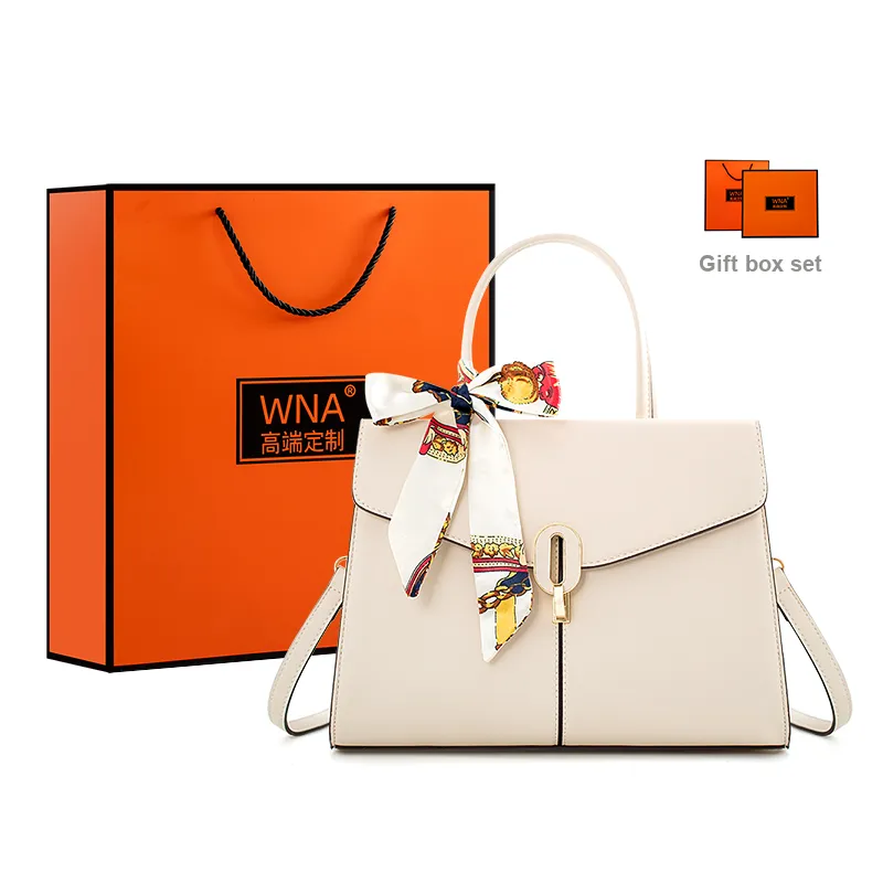 Vigno Synthetic Leather One Shoulder Handbag Regular Women's Ecru-0