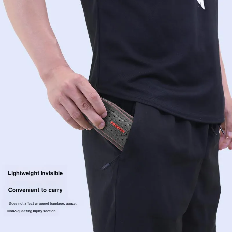PROIRON Basketball Badminton Running Bone Band Gray Orange Black Orange Polyamide Elastane Unisex-4