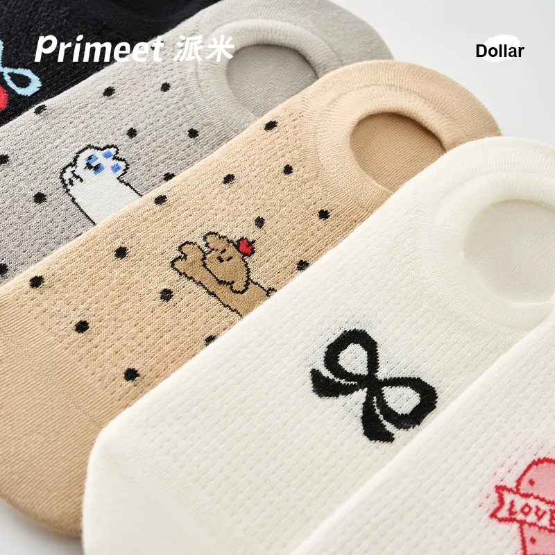 Primeet No Show Socks Women's 5 Pack-2