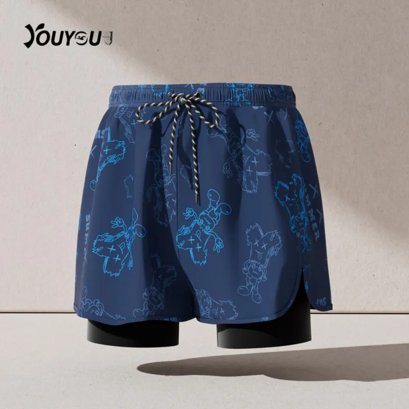 Youyou Swimming Sets Polyester Beach, Hot Spring Men's-1