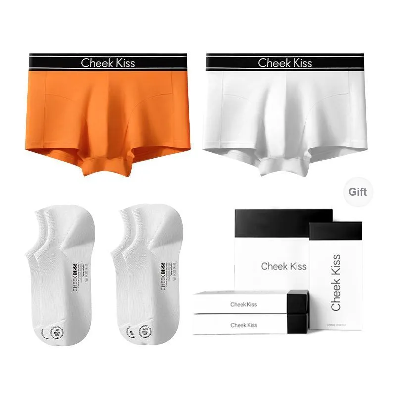 Cheekkiss Underpants Men's Gift Box Of 2 Strips-5