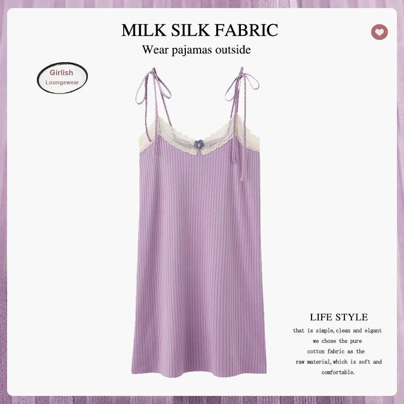 MADALLO Nightgown Women's Taro Purple-1