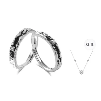 Kelanxi 999 Fine Silver Rings Unisex