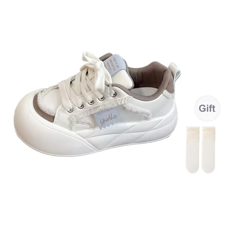 Fawn Miri Anti Slip Wear Resistant Low Top Skateboard Shoes Women's-2