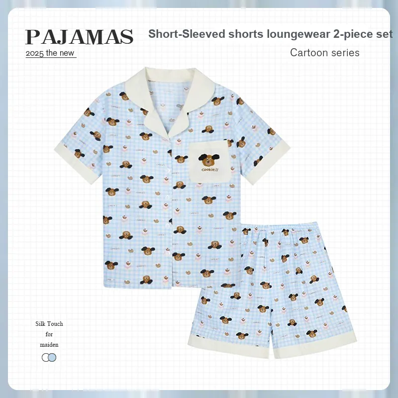O'MESIK Pajama Set Women's Blue-1