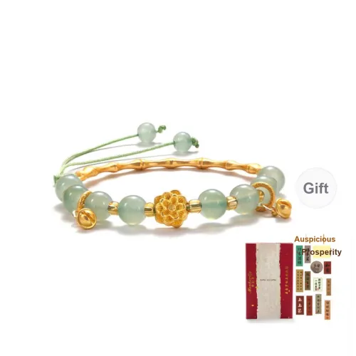 MEOBURLIY Colored Glaze Bracelets Women's