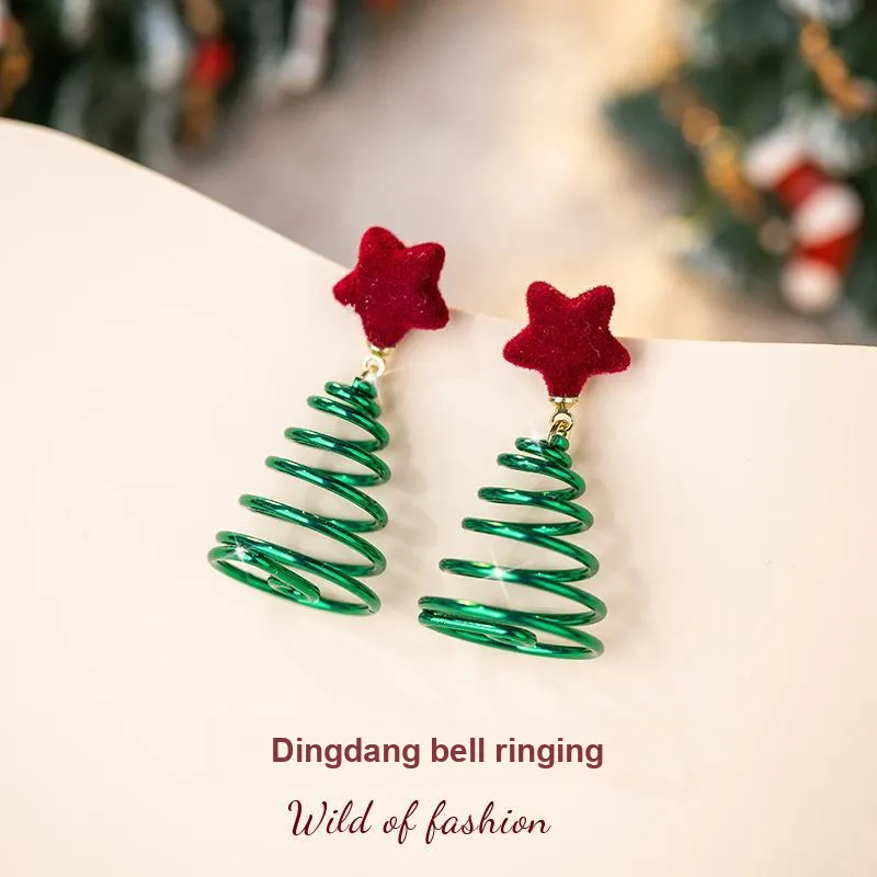QLADY S925 Silver Stud Earrings Women's-5