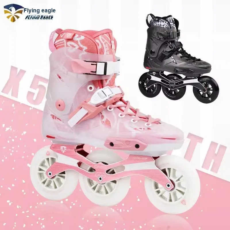 FLYING EAGLE Inline Skates Unisex Coral Pink-2