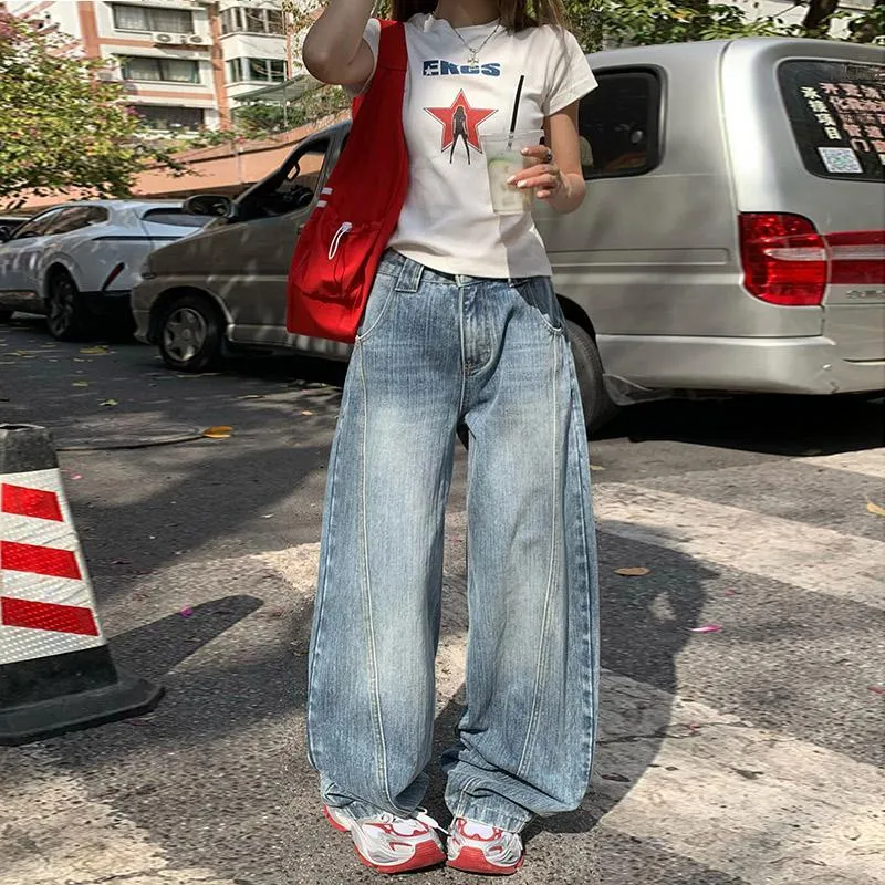 ZXZA Jeans Women's Vintage Blue-2