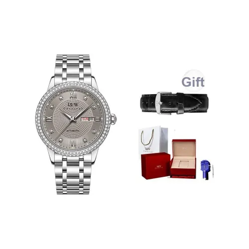 I W CARNIVAL HWGUOJI Автоматический механический механизм ремешок из нержавеющей стали мужские часы серый циферблат