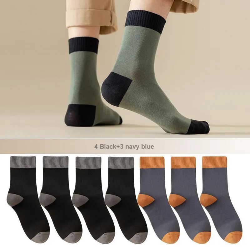 Lan Miao Mid Calf Socks Men's 7 Pack-9