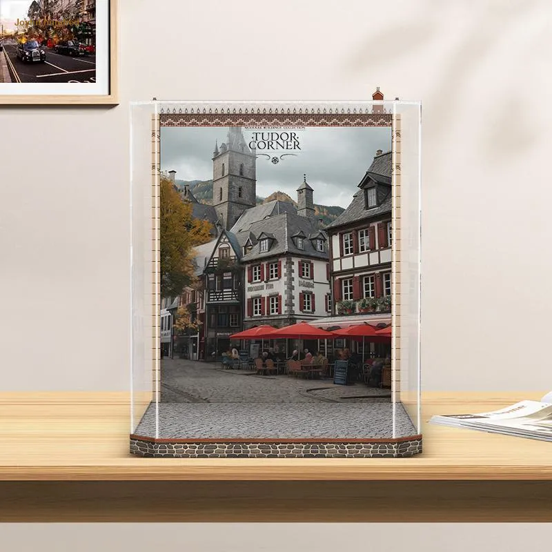 LIGHT YOUR BRICKS LEGO 10350 British Street Corner Display Case Model Accessories-2