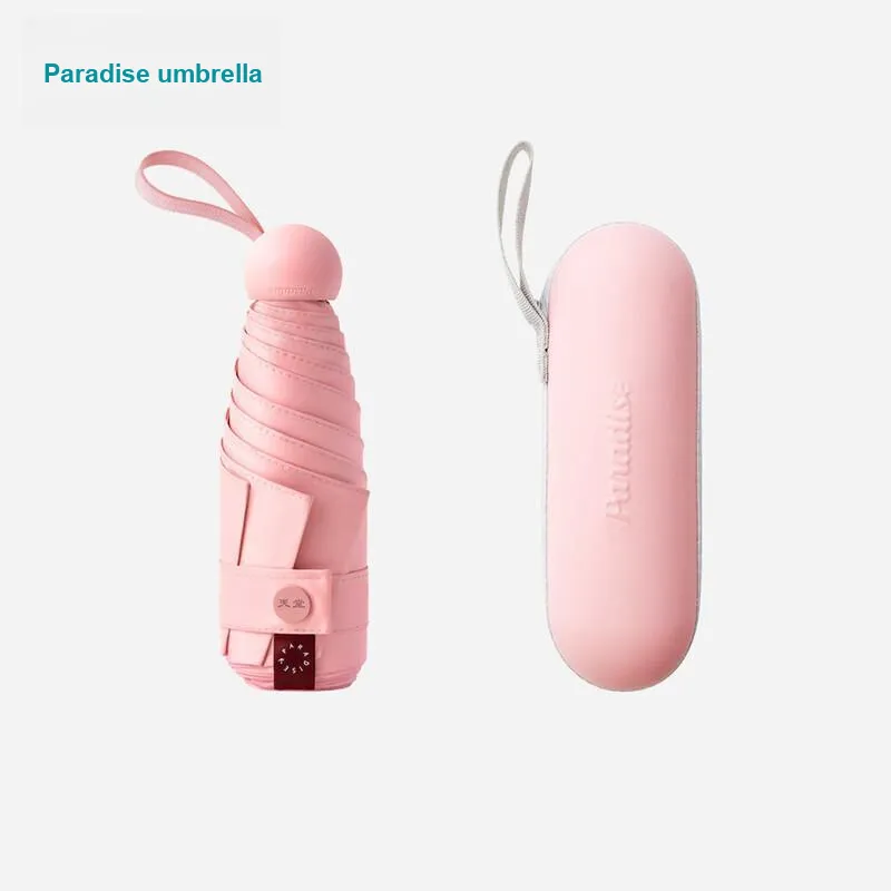 Heavenly Umbrella Ultraviolet Sun And Rain Dual Use Folding Portable Sun Umbrella Unisex-10