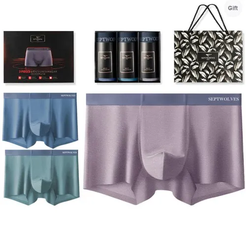 SEPTWOLVES Underwear Gift Box Men's Shopping Bag