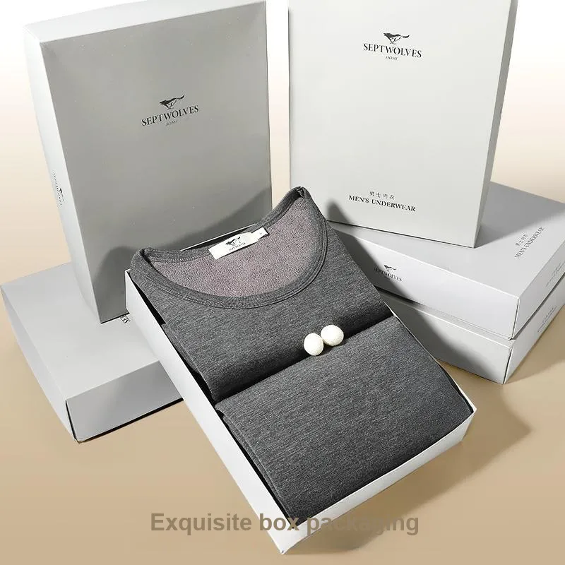 SEPTWOLVES Thermal Set Men's Gift Box Set+Shopping Bag-2