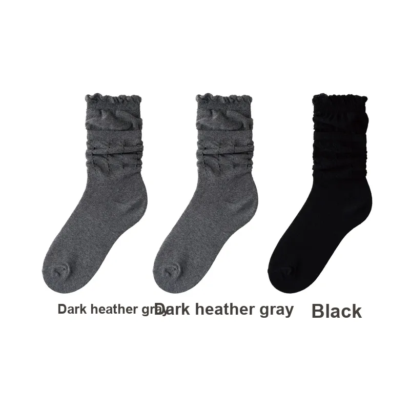 H YXIANG Mid Calf Socks Women's Combo Set-11