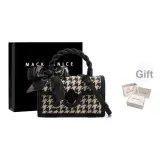 Houndstooth Black