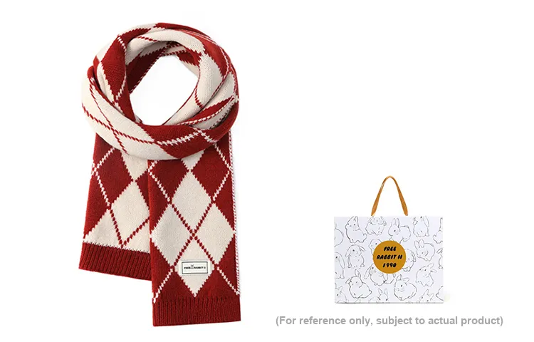 FREE RABBITⅡ Knit Scarves Unisex-6