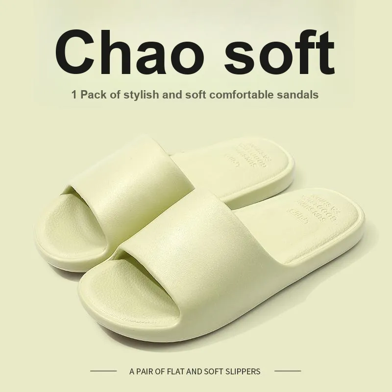 Foot Recreation Slippers, Slip Resistant Summer Home Indoor Squashy And Bouncy Feeling EVA Quiet Bathroom Bathing-8