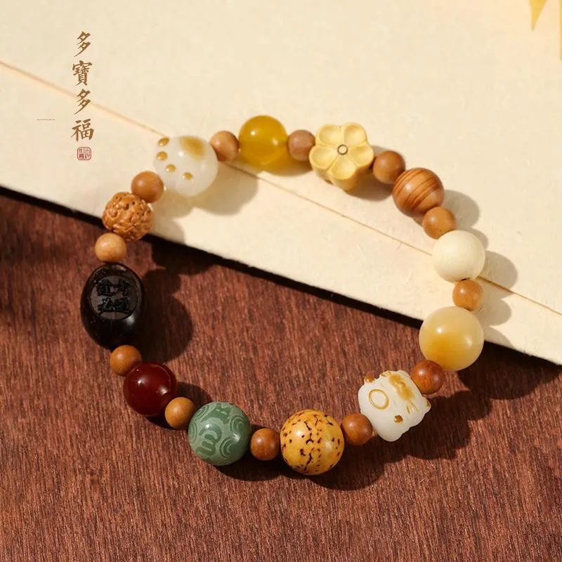 HANCANG Purple Gold Rat Bracelets Unisex-4