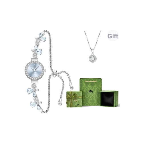 Corriberty Кварцевый механизм сплав ремешок женские часы синий циферблат