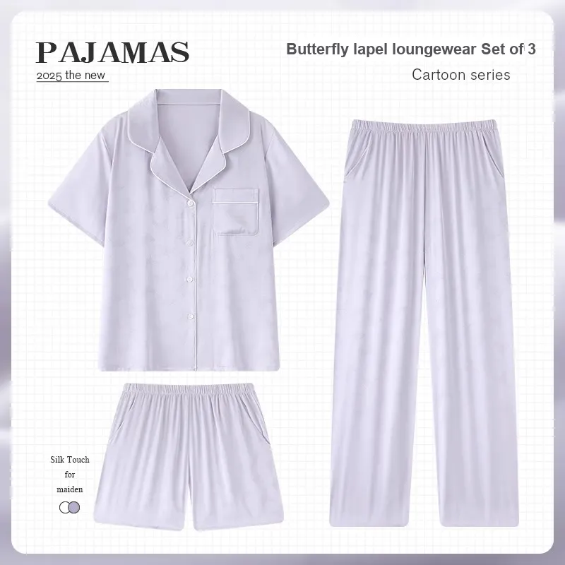 O'MESIK Pajama Set Women's Purple-1