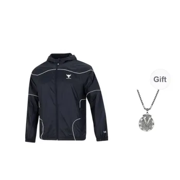 Under Armour Johnson Pjt Rck Brahma Jkt Jacket Men's Black Comes With Necklace
