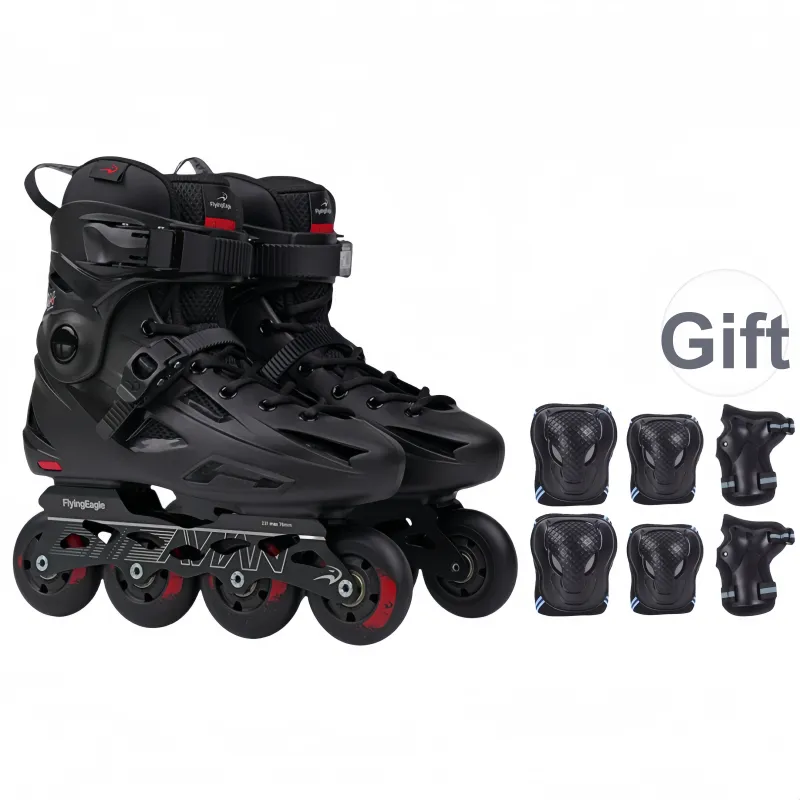 FLYING EAGLE Inline Skates Unisex Black-7