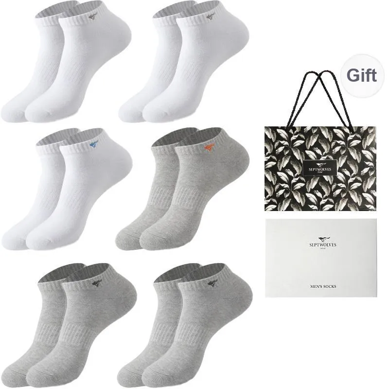 SEPTWOLVES Socks Gift Box Men's 6 Pack+Shopping Bag-12