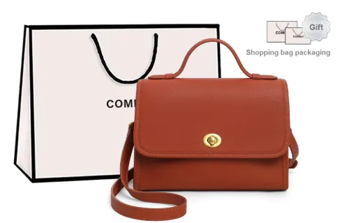 COMELY Handbags Maple Leaf Red