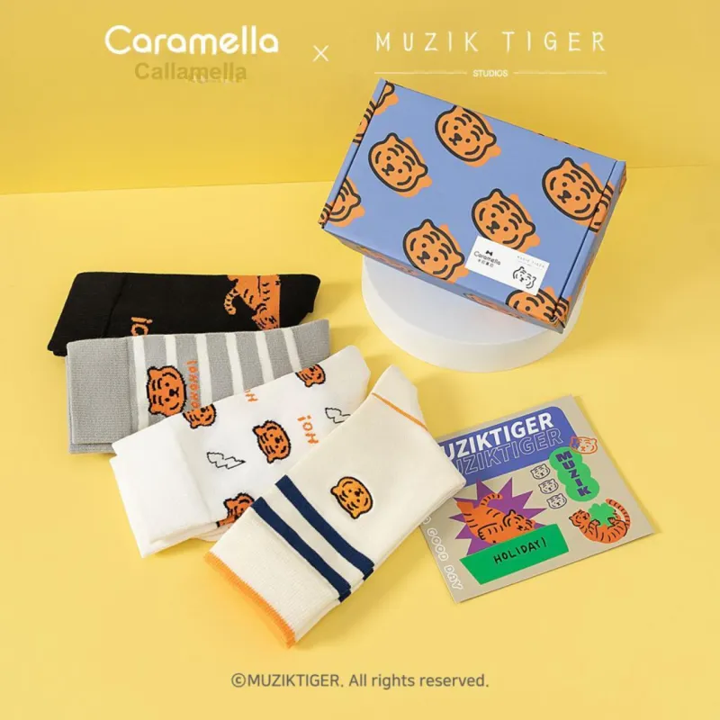 Caramella Unisex Mid Calf Socks-4