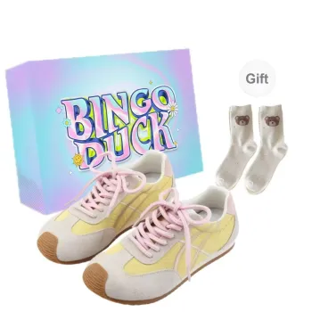 BINGO DUCK Slip Resistant Low Top Casual Shoes Women's