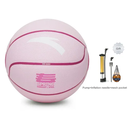 Anta Spirit Elixir Spring Collection PU Basketball Peachy Pink Size 7 Training