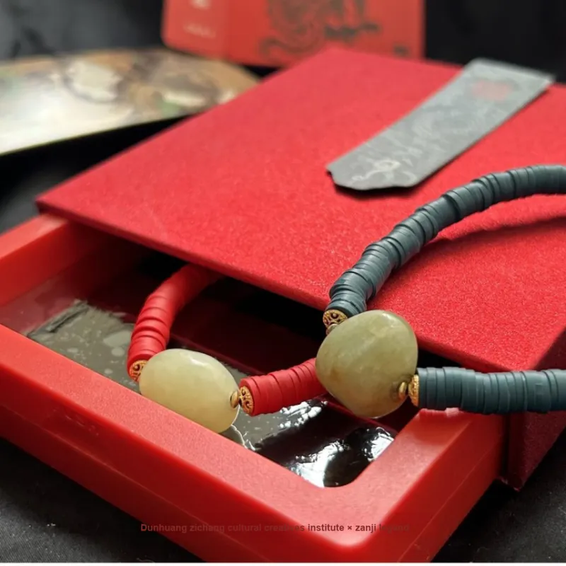 ZANJICHUANQI Hetian Jade Bracelets White Jade/Pale Greenish White Jade Unisex-4