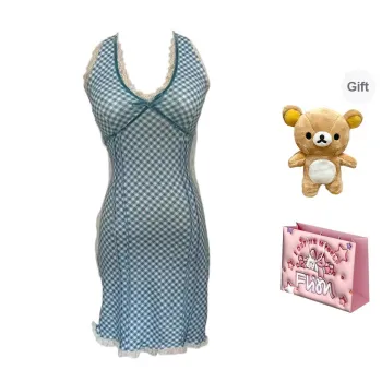 FLIM Sleeveless Dresses Women's Blue Bear Box