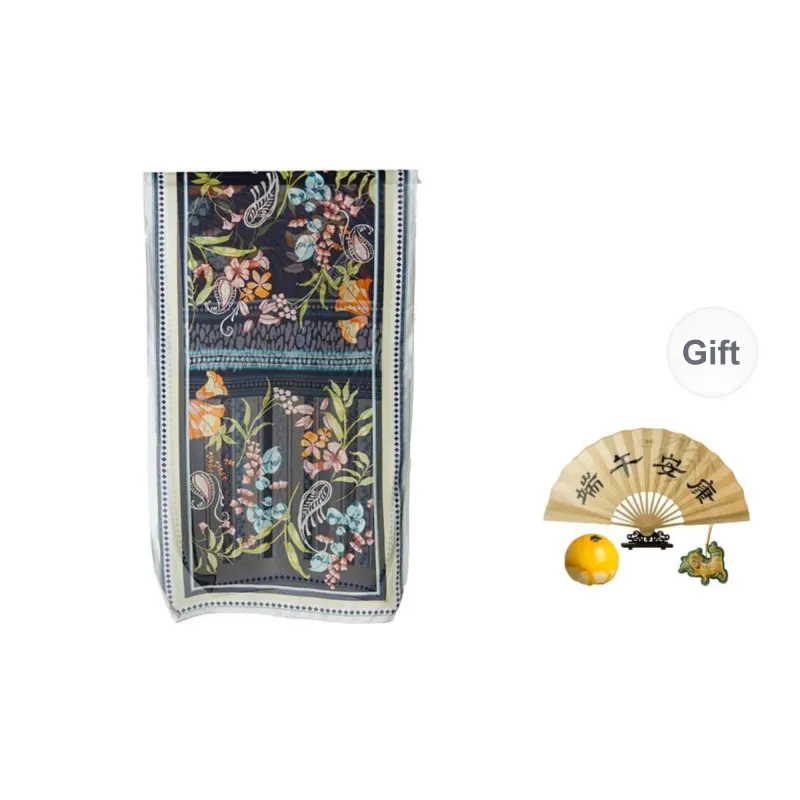 WENSLI Silk Scarves Unisex-7