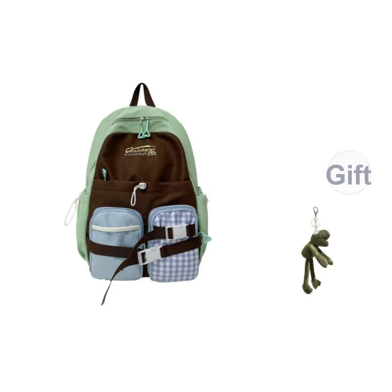 KAMLUI Composite Cloth Backpack Unisex Multicolor-16