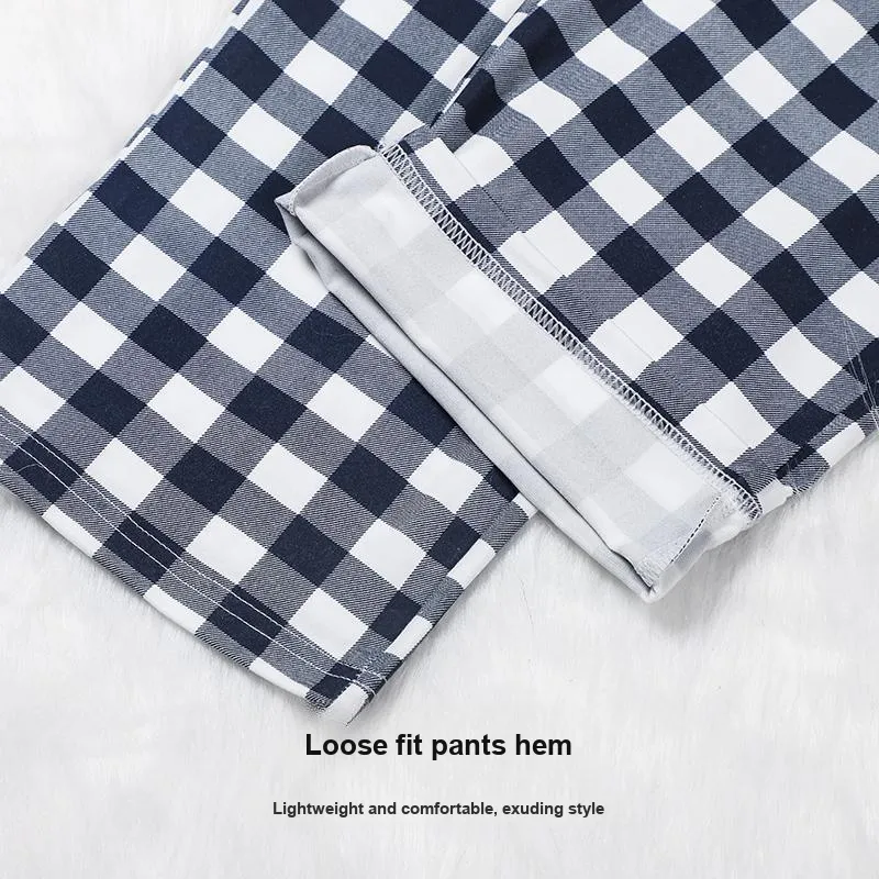 Ordifen Pajama Pants Women's Dark Blue-3