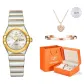 Medium Gold White Dial[Gift Box Set]