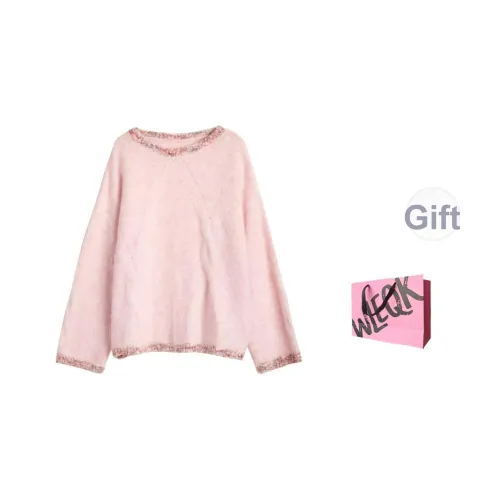 CTRTRC Розовый Женский Трикотаж