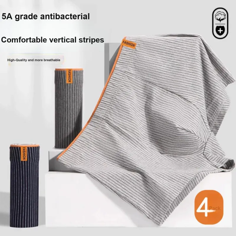 Cotton Shopping Underpants Men's 4 Pack-2