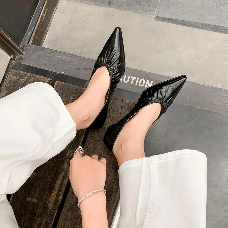 Mo Lin Casual Single Shoes 2CM Women's-4