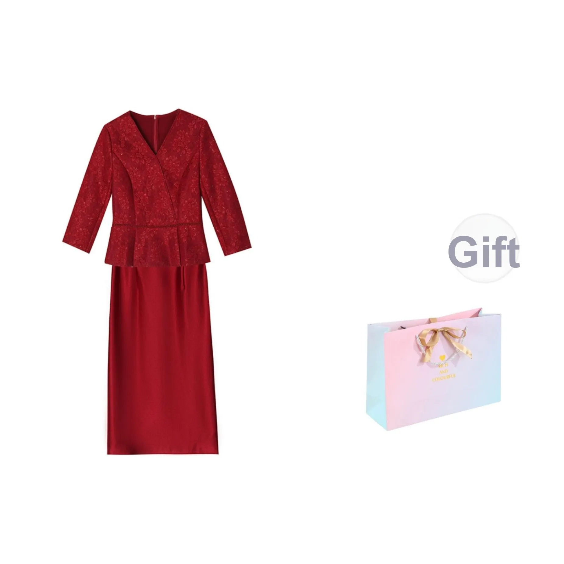 SONDR Длинное платье с длинными рукавами женское