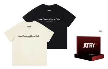 Atry Alphabet Slogan Series T Shirt Unisex 2 Pack