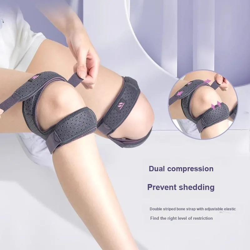 NAILEKESI Exercise And Fitness Double Loop Patella Bands 1 Pair Unisex Professional Protective-18